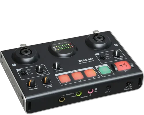 Цифровой микшер для подкастов Tascam MiNiSTUDIO Creator US-42B Podcast Studio