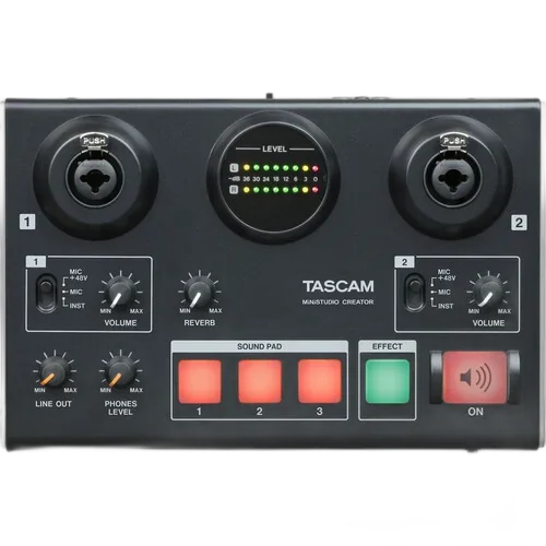 Цифровой микшер для подкастов Tascam MiNiSTUDIO Creator US-42B Podcast Studio