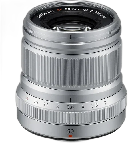 Объектив Fujifilm XF 50mm f/2 R WR (серебристый)