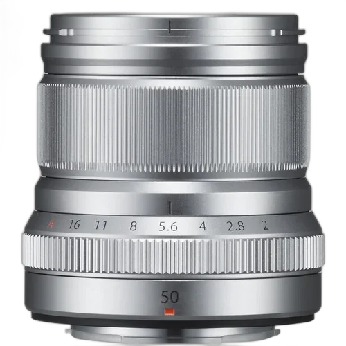 Объектив Fujifilm XF 50mm f/2 R WR (серебристый)