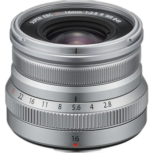 Объектив Fujifilm XF 16mm f/2.8 R WR (серебристый)