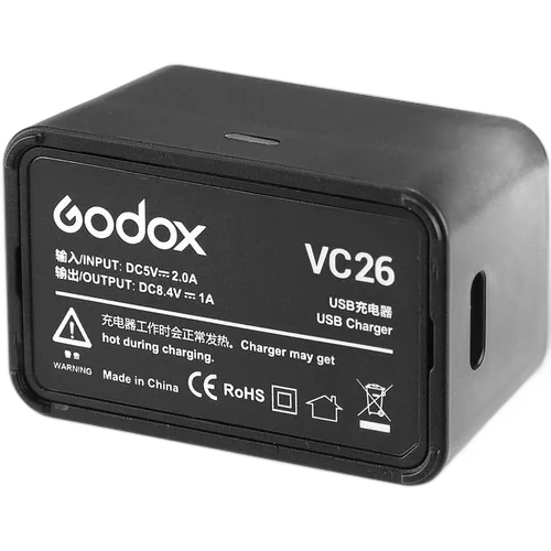 Зарядное устройство Godox VC26 USB для VB26 (V1, AD100)