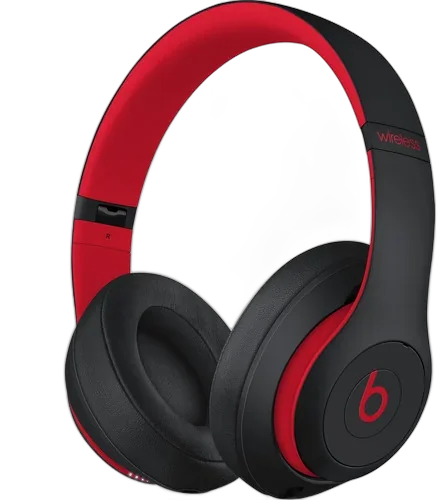 Наушники Beats Studio 3 Wireless (Defiant Black-Red)