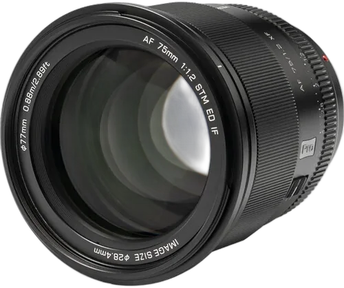 Объектив Viltrox 75mm f/1.2 AF для Sony E