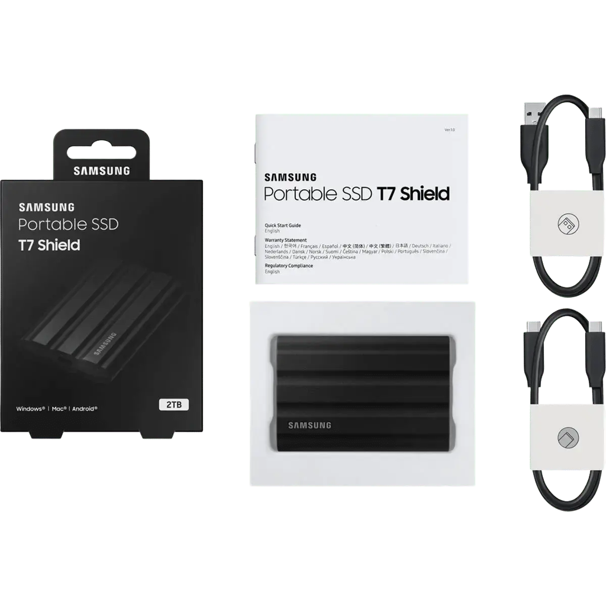 Внешний жесткий диск Samsung T7 Shield 2TB Portable SSD
