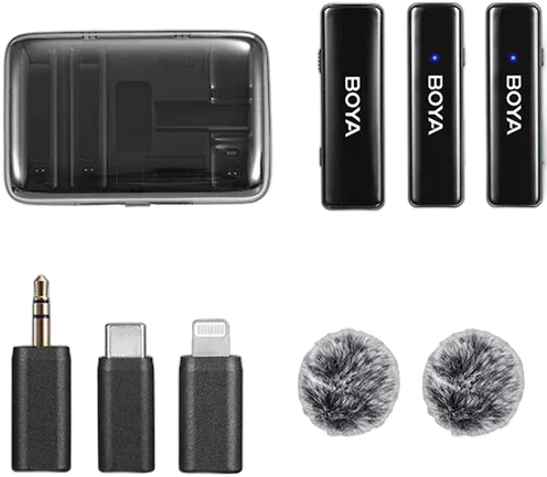 Радио петличный BOYALINK 2-Person All-in-One Wireless Microphone System