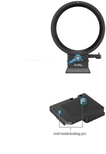 Адаптер для вертикальной съемки SmallRig Rotatable Horizontal-to-Vertical Mount Plate для Canon R-Series Cameras 4300