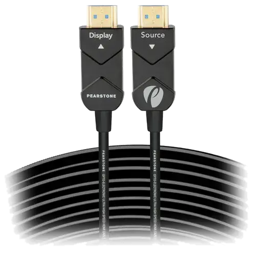Кабель Pearstone 8K Hybrid Optical Full HDMI to Full HDMI 100' / 30.5 m
