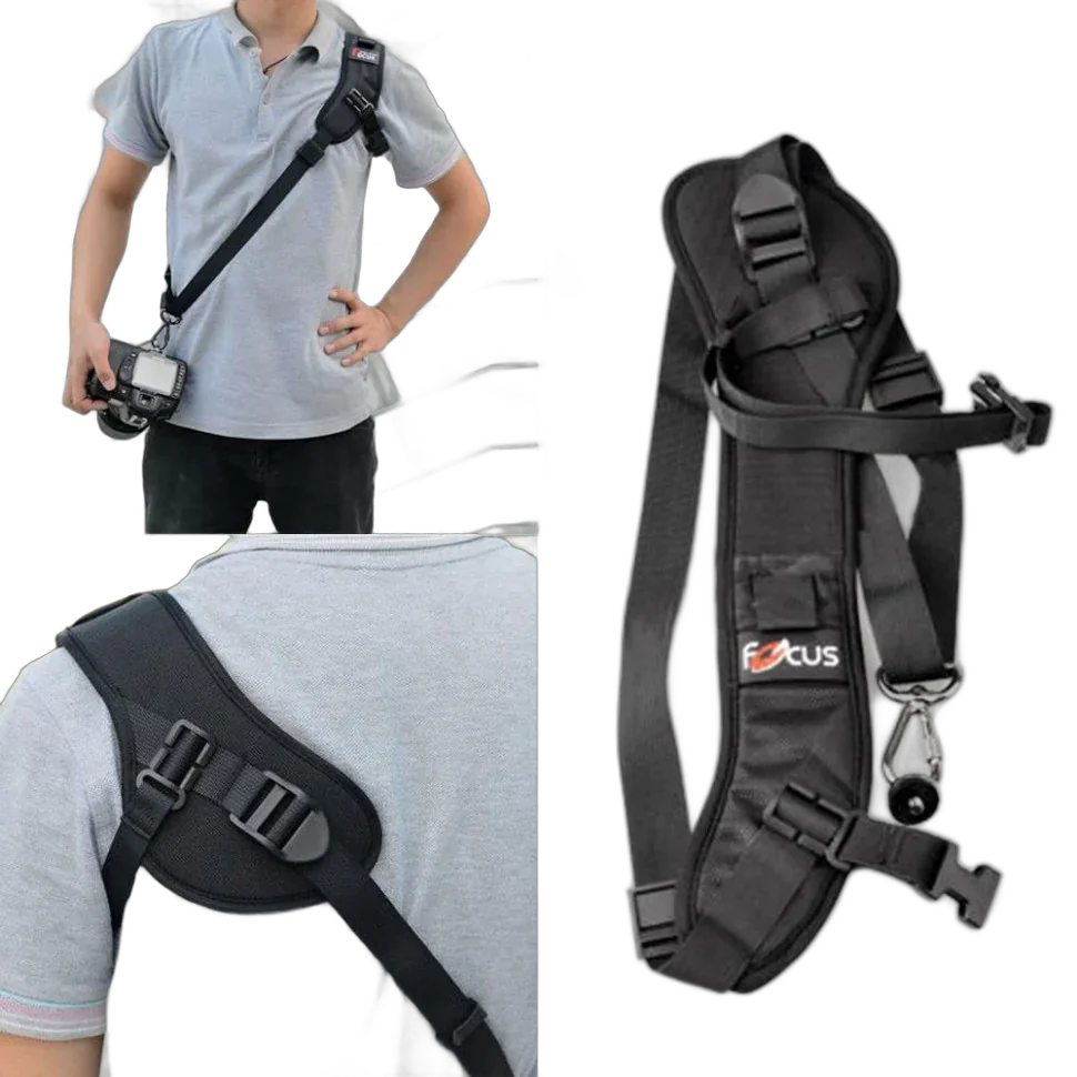 Плечевой ремень Quick Rapid Camera Single Shoulder Sling Black Belt Strap F1 for DSLR Camera