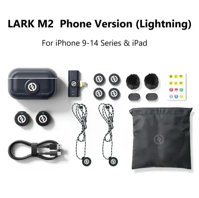 Радио петличный Hollyland Lark M2 Duo Lighting