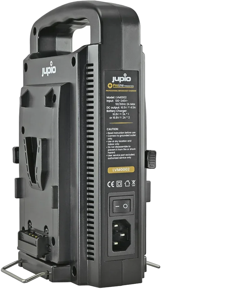 Двойное зарядное устройство на 2 батареи Jupio ProLine Portable V-Mount Duo Charger