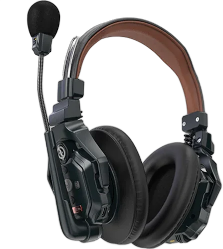 Беспроводной интерком Hollyland Solidcom C1-4S PRO Full-Duplex Wireless DECT Intercom System 4 абонента (Double-Ear Version)