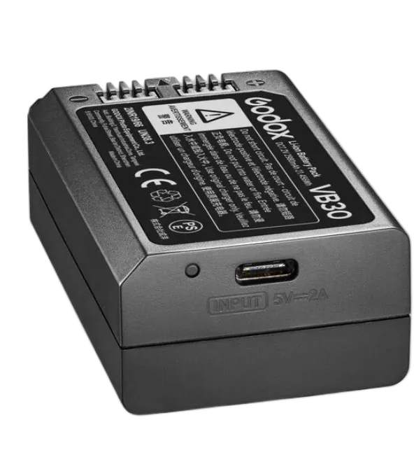 Аккумулятор Godox VB30 для вспышек V1 Pro, V1, AD100Pro, 860III
