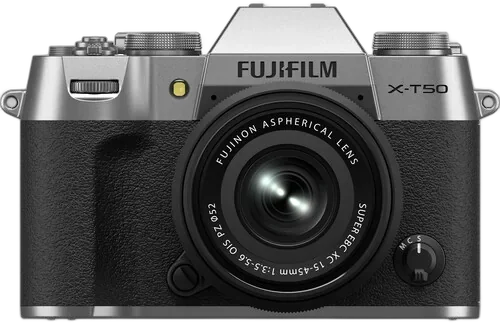 Фотоаппарат Fujifilm X-T50 15-45mm f/3.5-5.6 серебристый