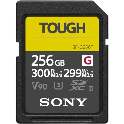 Карта памяти Sony 256GB SF-G Tough UHS-II SDXC 299Mb/s
