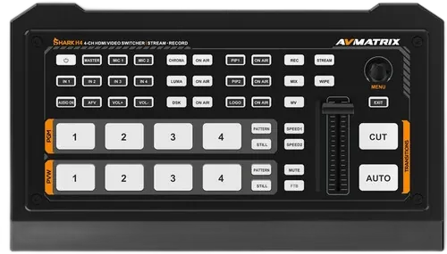 Видеомикшер AVMatrix Shark H4 4-Channel HDMI Video Switcher