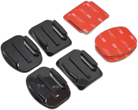 Крепление TELESIN Flat & Curved Adhesive Mounts (2-Pack)