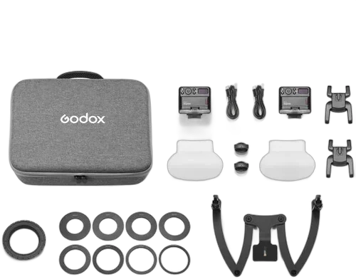 Вспышка для макросъемки Godox MF12-DK3 Dental Macro Flash Kit