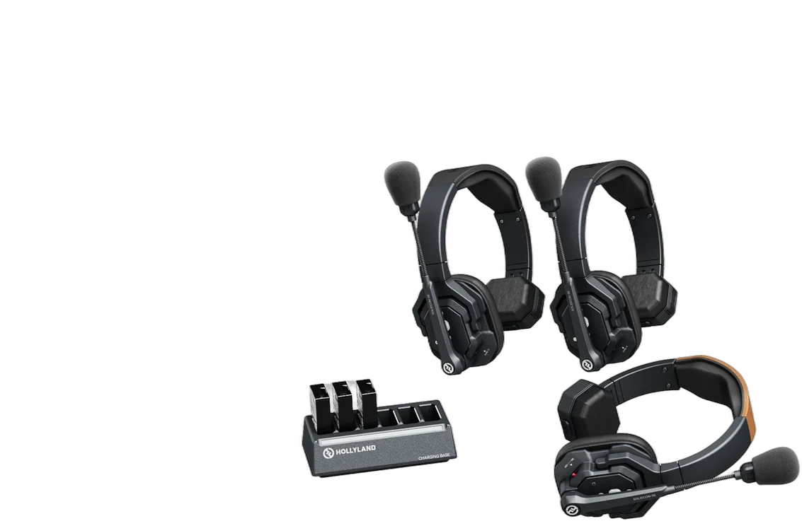Беспроводной интерком Hollyland Solidcom SE C1-3S (1.9 GHz) Full-Duplex Wireless DECT Intercom System 3 абонента
