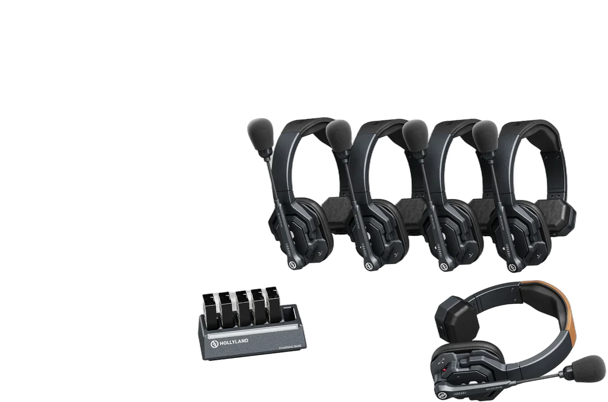 Беспроводной интерком Hollyland Solidcom SE C1-5S (1.9 GHz) Full-Duplex Wireless DECT Intercom System 5 абонента