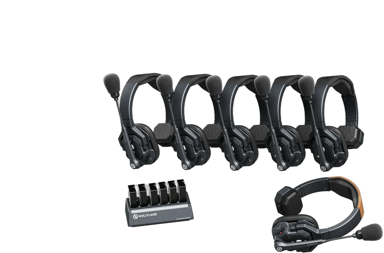 Беспроводной интерком Hollyland Solidcom SE C1-6S (1.9 GHz) Full-Duplex Wireless DECT Intercom System 6 абонента