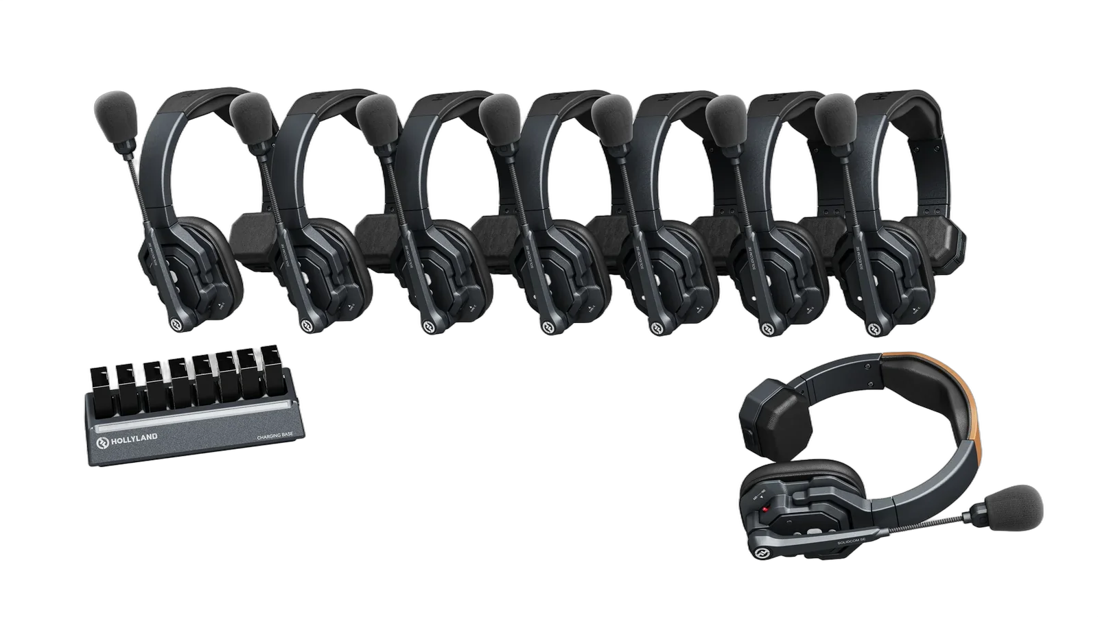 Беспроводной интерком Hollyland Solidcom SE C1-8S (1.9 GHz) Full-Duplex Wireless DECT Intercom System 8 абонента