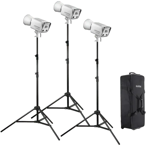 Комплект светодиодных осветителей Godox Litemons LA300Bi Bi-Color 3-Light Kit