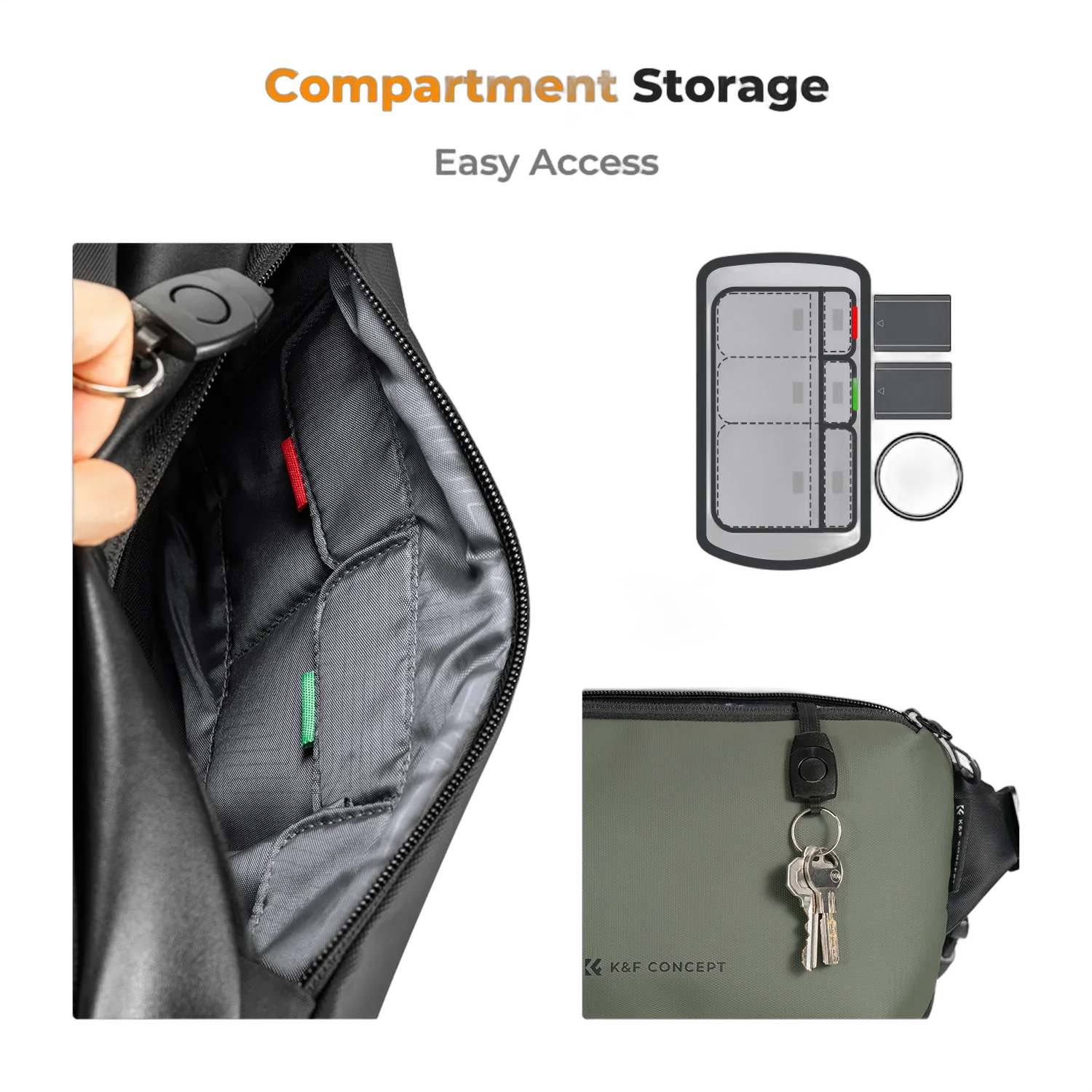 Сумка K&F Concept Alpha Camera Sling Bag 10L KF13.157V3