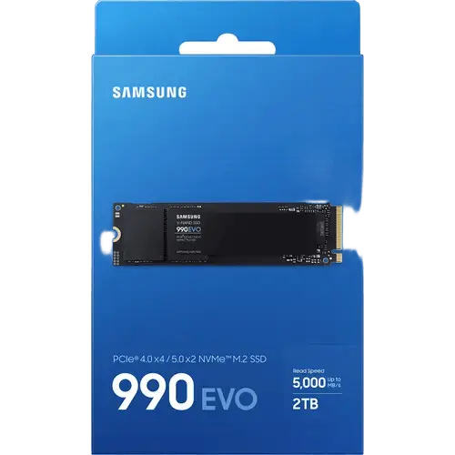 Внутренний жесткий диск Samsung 2TB 990 EVO PCIe 4.0 x4 / 5.0 x2 M.2 Internal SSD