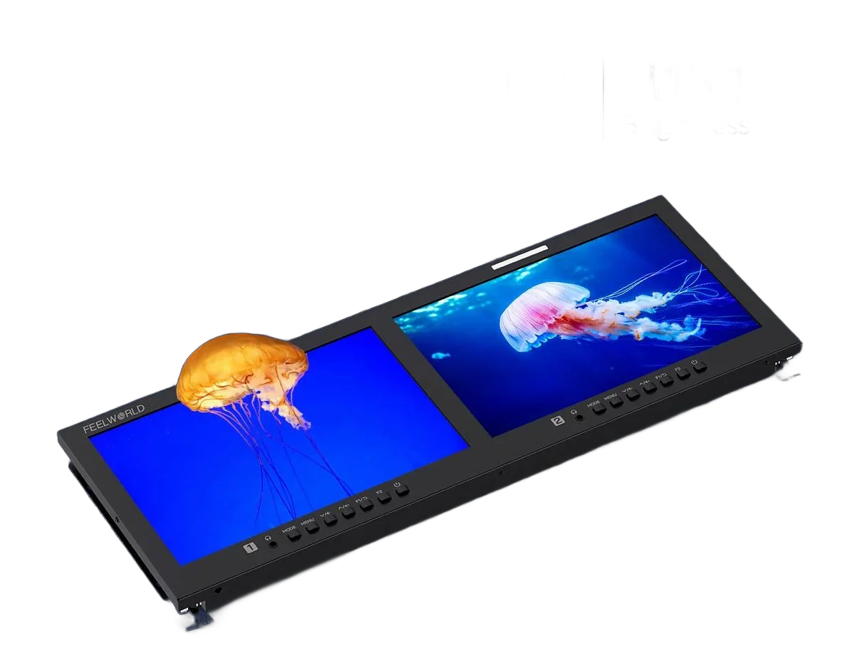 Монитор FeelWorld D101 PLUS Dual 10.1"4RU Rackmount Monitor 4K HDMI SDI