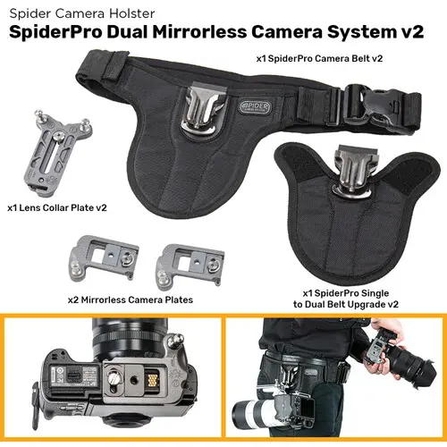 Разгрузка для камеры Spider Camera Holster SpiderPro Dual Mirrorless Camera System v2