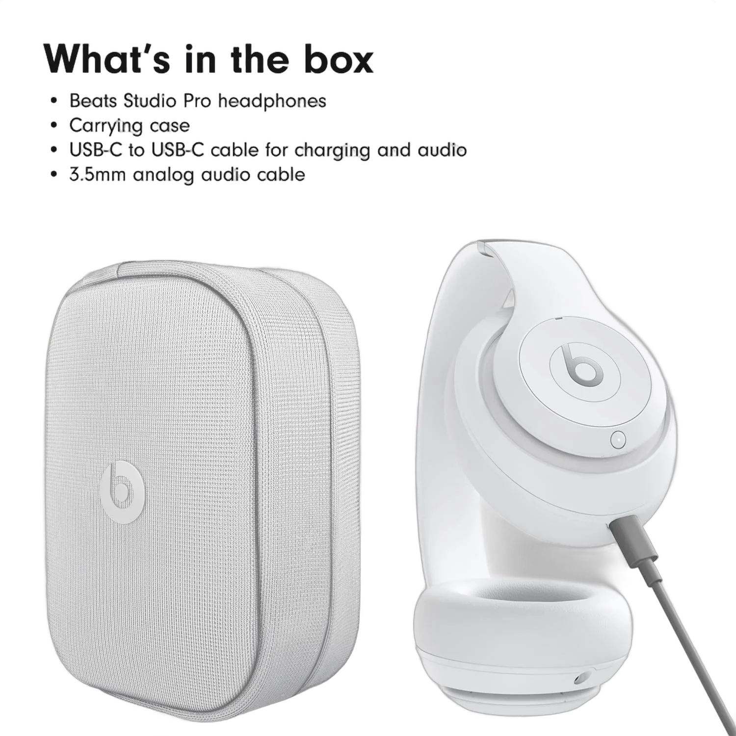 Наушники Beats Studio Pro Wireless (Matte White)