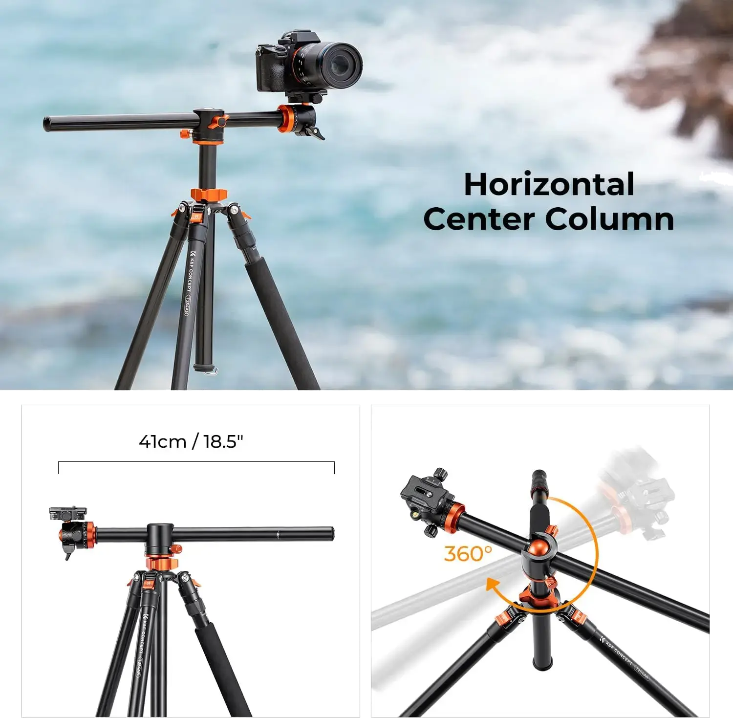 Штатив K&amp;F Concept T254A8+BH-28L KF09.086V2