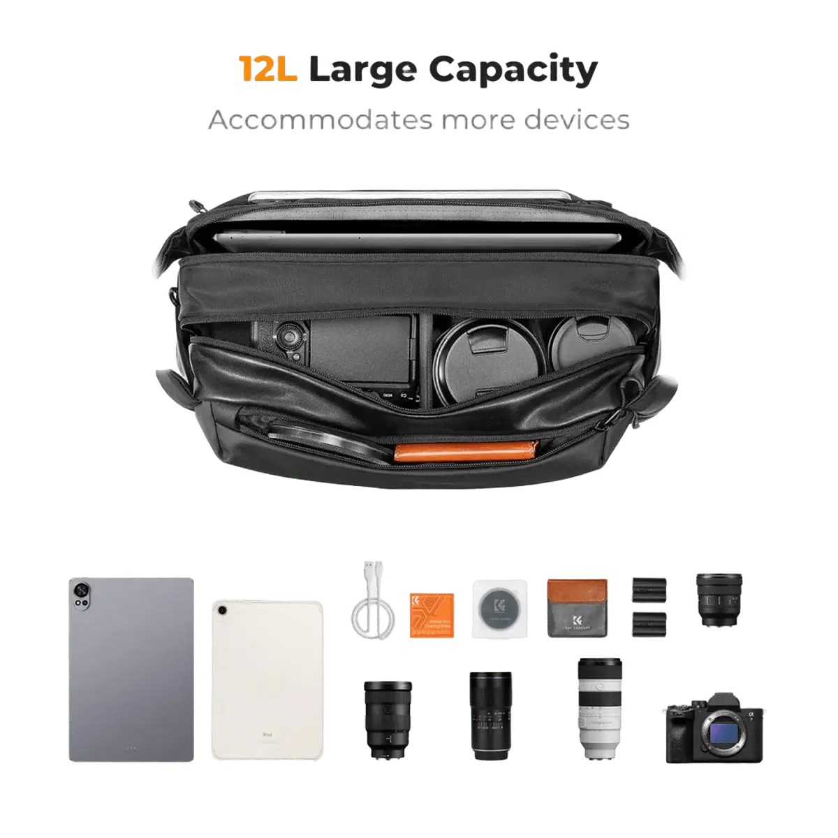Сумка K&amp;F Concept 2 in 1 Sling Bag 12L KF13.177