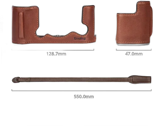 Кейс SmallRig Leather Half Case Kit для FUJIFILM X-T50 (Brown) 4710