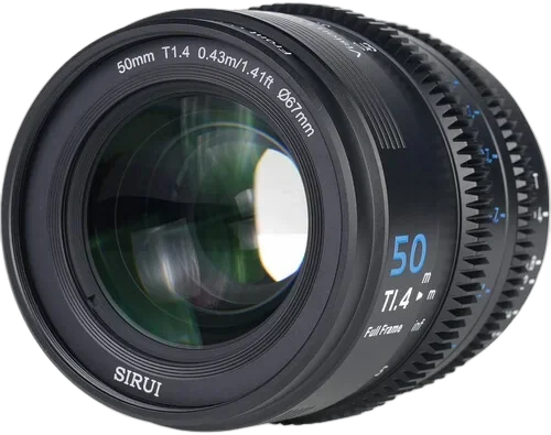 Объектив Sirui VP-1 Vision Prime 50mm T1.4 Full-Frame Cine Lens (Multi-Mount E Mount, L, Z, RF Adapters)