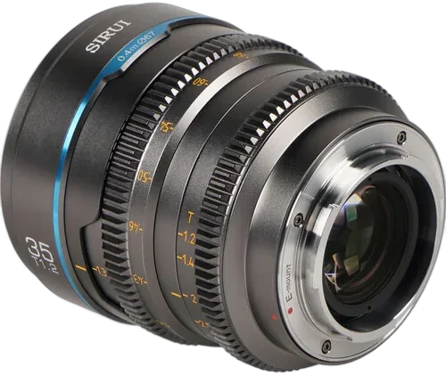 Объектив Sirui Night Walker 35mm T1.2 S35 Cine Lens на Canon RF-mount (Gunmetal Gray)