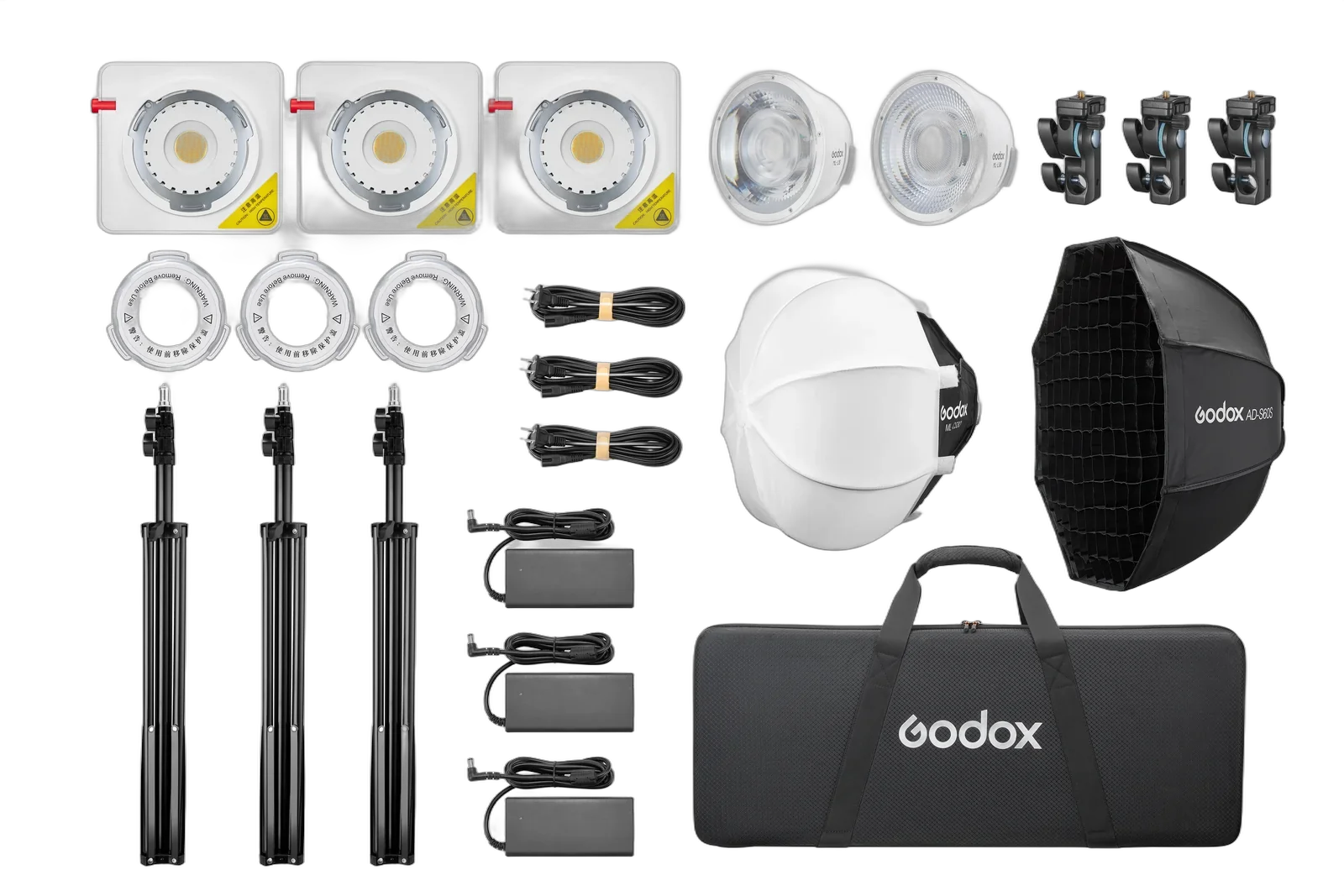 Осветитель светодиодный Godox ML100BI kit 3