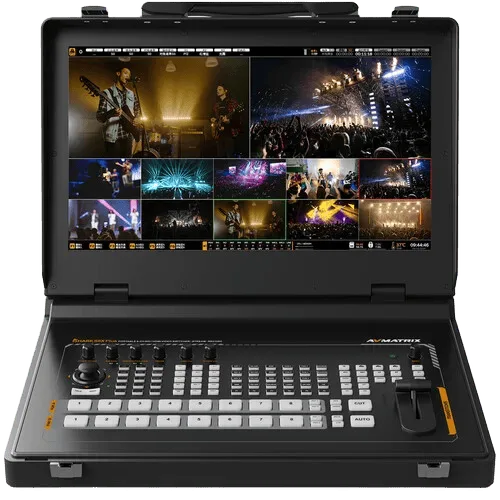 Видеомикшер AVMatrix SHARK S8X PLUS 8-Channel SDI/HDMI Portable Video Switcher