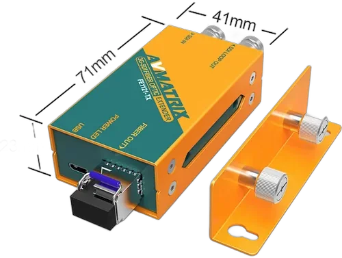 Конвертер AVmatrix FE1121 3G-SDI Fiber Optic Extender Transmitter &amp; Receiver Set