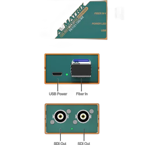 Конвертер AVmatrix FE1121-12G SDI Fiber Optic Extender Transmitter/Receiver Set