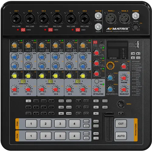 Видеомикшер AVMatrix SHARK S4M 4-Channel HDMI/SDI AV Switcher
