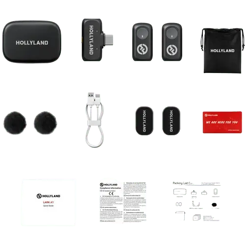 Радио петличный Hollyland LARK A1 Duo USB-C