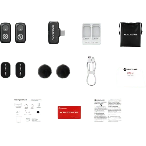 Радио петличный Hollyland LARK A1 Mini Duo USB-C