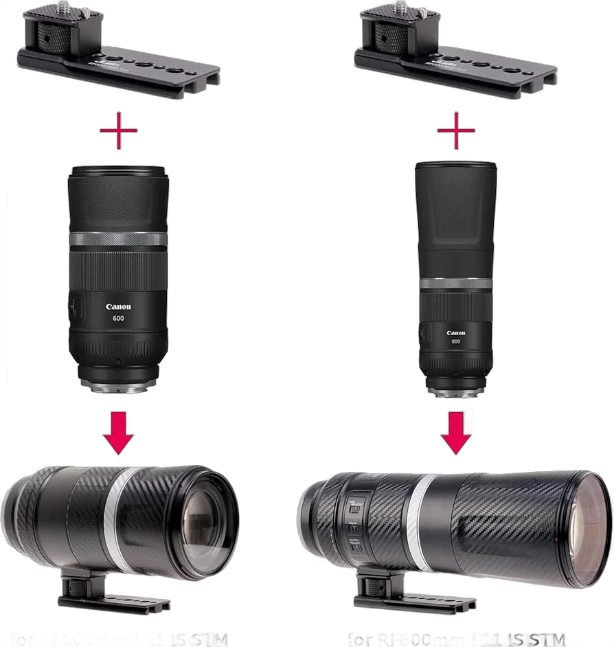 Площадка Fotga для Canon RF 600 mm F11 is STM Lens /RF 800 mm F11 is STM RJ038