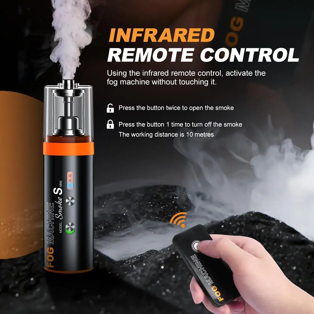 Портативный генератор дыма LENSGO Fog Machine Smoke S mini