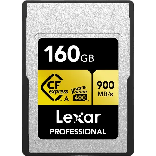 Карта памяти Lexar 160GB Professional CFexpress Type A Card GOLD Series