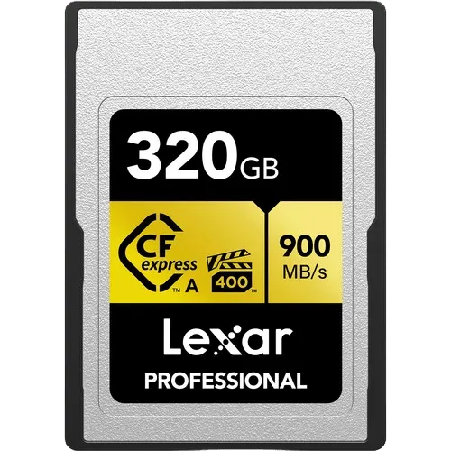 Карта памяти Lexar 320GB Professional CFexpress Type A Card GOLD Series