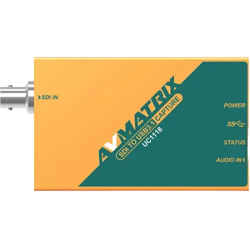 Карта видеозахвата AVMatrix UC1118 SDI to USB 3.1 Type-C Video Capture