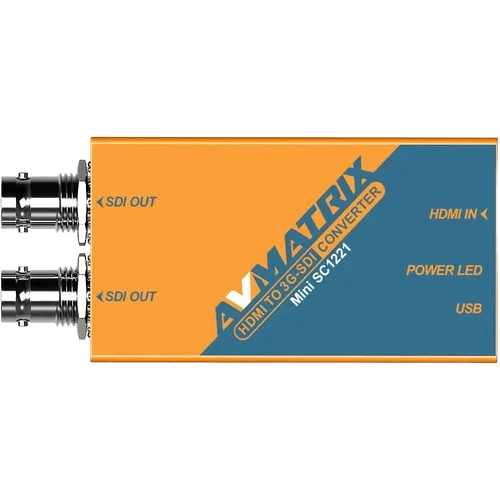 Конвертер AVmatrix SC1221 HDMI to Dual 3G-SDI Pocket-Size Broadcast Converter